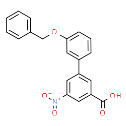 ChemSpider 2D Image | 3-(3-BENZYLOXYPHENYL)-5-NITROBENZOIC ACID | C20H15NO5
