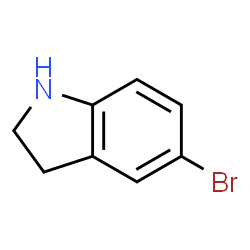 ChemSpider 2D Image | 5-Bromoindoline | C8H8BrN