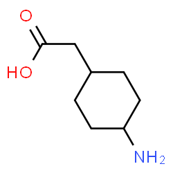 ChemSpider 2D Image | (4-Aminocyclohexyl)acetic acid | C8H15NO2