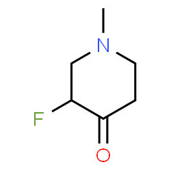 ChemSpider 2D Image | 3-Fluoro-1-methyl-4-piperidinone | C6H10FNO