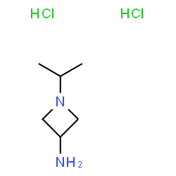 ChemSpider 2D Image | 1-Isopropyl-3-azetidinamine dihydrochloride | C6H16Cl2N2