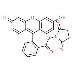 ChemSpider 2D Image | NHS-FLUORESCEIN | C24H15NO7