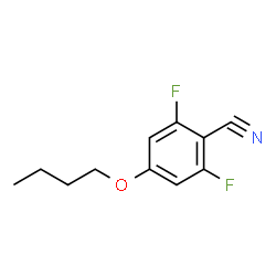 ChemSpider 2D Image | 4-Butoxy-2,6-difluorobenzonitrile | C11H11F2NO
