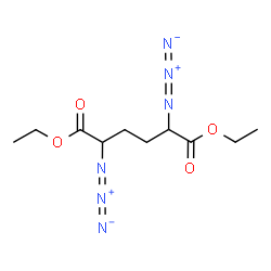 ChemSpider 2D Image | Diethyl 2,5-diazidohexanedioate | C10H16N6O4