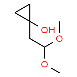 ChemSpider 2D Image | 1-(2,2-Dimethoxyethyl)cyclopropanol | C7H14O3