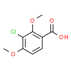 ChemSpider 2D Image | 3-Chloro-2,4-dimethoxybenzoic acid | C9H9ClO4