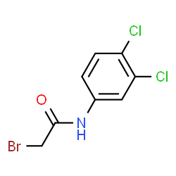ChemSpider 2D Image | 2-Bromo-N-(3,4-dichlorophenyl)acetamide | C8H6BrCl2NO