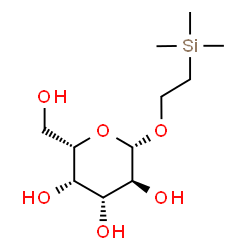 ChemSpider 2D Image | 2-(Trimethylsilyl)ethyl beta-L-galactopyranoside | C11H24O6Si