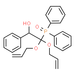 ChemSpider 2D Image | 2,2-Bis(allyloxy)-2-(diphenylphosphoryl)-1-phenylethanol | C26H27O4P