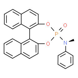 ChemSpider 2D Image | N-Methyl-N-phenyldinaphtho[2,1-d:1',2'-f][1,3,2]dioxaphosphepin-4-amine 4-oxide | C27H20NO3P