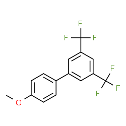 ChemSpider 2D Image | 4'-Methoxy-3,5-bis(trifluoromethyl)biphenyl | C15H10F6O