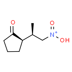 ChemSpider 2D Image | Hydroxy(oxo){(2R)-2-[(1R)-2-oxocyclopentyl]propyl}ammonium | C8H14NO3