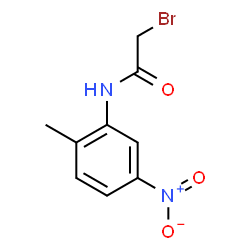 ChemSpider 2D Image | 2-Bromo-N-(2-methyl-5-nitrophenyl)acetamide | C9H9BrN2O3