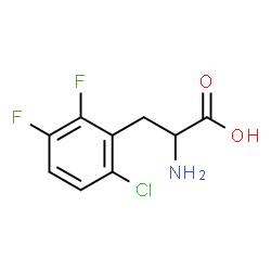 ChemSpider 2D Image | 2-Chloro-5,6-difluorophenylalanine | C9H8ClF2NO2