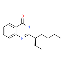 ChemSpider 2D Image | 2-[(3R)-3-Heptanyl]-4(1H)-quinazolinone | C15H20N2O