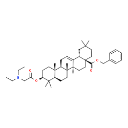 ChemSpider 2D Image | Benzyl (3beta)-3-[(N,N-diethylglycyl)oxy]olean-12-en-28-oate | C43H65NO4