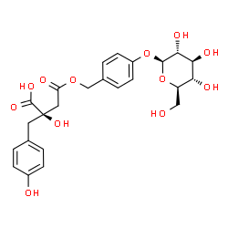 ChemSpider 2D Image | vandateroside I, (-)- | C24H28O12