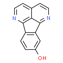 ChemSpider 2D Image | 8-Hydroxyeupolauridine | C14H8N2O
