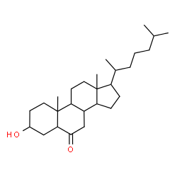 ChemSpider 2D Image | 3-Hydroxycholestan-6-one | C27H46O2
