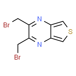 ChemSpider 2D Image | 2,3-Bis(bromomethyl)thieno[3,4-b]pyrazine | C8H6Br2N2S