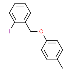 ChemSpider 2D Image | 1-Iodo-2-[(4-methylphenoxy)methyl]benzene | C14H13IO