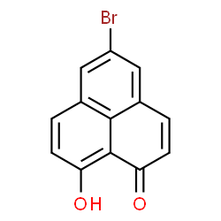 ChemSpider 2D Image | 5-Bromo-9-hydroxy-1H-phenalen-1-one | C13H7BrO2