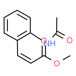 ChemSpider 2D Image | Methyl (2Z)-3-(2-acetamidophenyl)acrylate | C12H13NO3