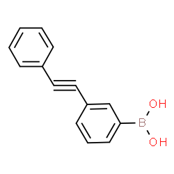 ChemSpider 2D Image | [3-(Phenylethynyl)phenyl]boronic acid | C14H11BO2