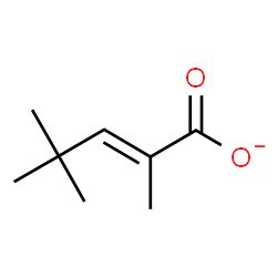 ChemSpider 2D Image | (2E)-2,4,4-Trimethyl-2-pentenoate | C8H13O2