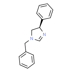 ChemSpider 2D Image | (4R)-1-Benzyl-4-phenyl-4,5-dihydro-1H-imidazole | C16H16N2