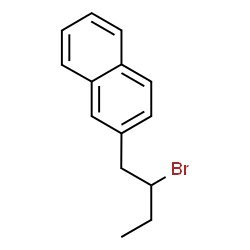 ChemSpider 2D Image | 2-(2-Bromobutyl)naphthalene | C14H15Br