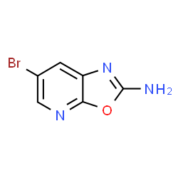 ChemSpider 2D Image | 6-Bromooxazolo[5,4-b]pyridin-2-amine | C6H4BrN3O