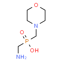 ChemSpider 2D Image | (Aminomethyl)(4-morpholinylmethyl)phosphinic acid | C6H15N2O3P