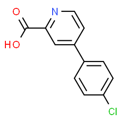 ChemSpider 2D Image | 4-(4-Chlorophenyl)picolinic acid | C12H8ClNO2