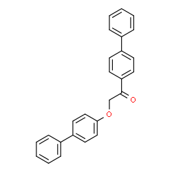 ChemSpider 2D Image | 1-(4-Biphenylyl)-2-(4-biphenylyloxy)ethanone | C26H20O2