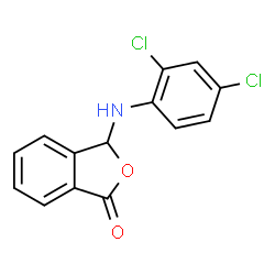 ChemSpider 2D Image | 3-[(2,4-Dichlorophenyl)amino]-2-benzofuran-1(3H)-one | C14H9Cl2NO2