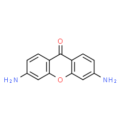 ChemSpider 2D Image | 3,6-Diamino-9H-xanthen-9-one | C13H10N2O2