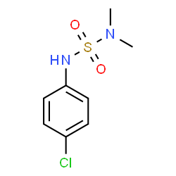 ChemSpider 2D Image | ((4-Chlorophenyl)sulfamoyl))dimethylamine | C8H11ClN2O2S