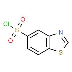 ChemSpider 2D Image | Benzo[d]thiazole-5-sulfonyl chloride | C7H4ClNO2S2