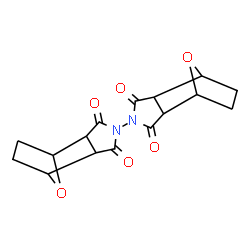 ChemSpider 2D Image | (2,2'-Bi-4,7-epoxy-2H-isoindole)-1,1',3,3'-tetrone, dodecahydro- | C16H16N2O6