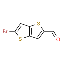 ChemSpider 2D Image | 5-Bromothieno[3,2-b]thiophene-2-carbaldehyde | C7H3BrOS2