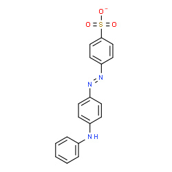 ChemSpider 2D Image | 4-[(E)-(4-Anilinophenyl)diazenyl]benzenesulfonate | C18H14N3O3S