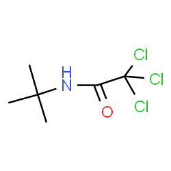 ChemSpider 2D Image | N-tert-butyl-2,2,2-trichloroacetamide | C6H10Cl3NO