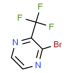 ChemSpider 2D Image | 2-Bromo-3-(trifluoromethyl)pyrazine | C5H2BrF3N2