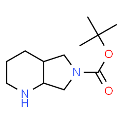 ChemSpider 2D Image | tert-butyl octahydro-6H-pyrrolo[3,4-b]pyridine-6-carboxylate | C12H22N2O2