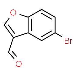 ChemSpider 2D Image | 5-Bromo-1-benzofuran-3-carbaldehyde | C9H5BrO2