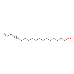 ChemSpider 2D Image | 17-Octadecen-14-yn-1-ol | C18H32O