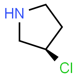 ChemSpider 2D Image | (R)-3-Chloropyrrolidine | C4H8ClN