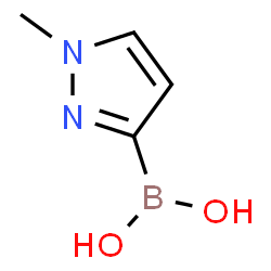 ChemSpider 2D Image | (1-Methyl-1H-pyrazol-3-yl)boronic acid | C4H7BN2O2