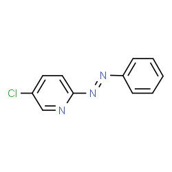 ChemSpider 2D Image | 5-Chloro-2-[(E)-phenyldiazenyl]pyridine | C11H8ClN3
